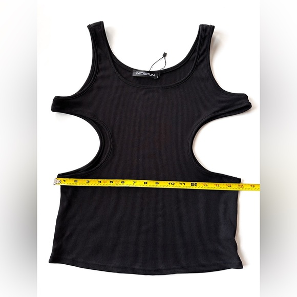 Y2K | Men's Black Cutout Tank Top | Size S - Picture 7 of 7